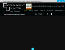 Tablet Screenshot of djnewengland.com